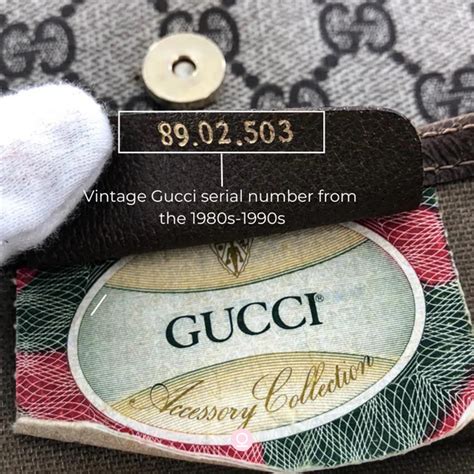 gucci bag serial numbers history